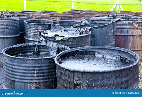 Dirty Water Pollution In Tank Stock Image Image 24311425