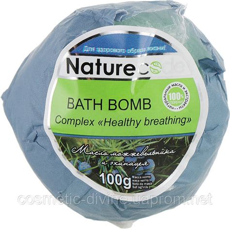 Бомба для Ванной Complex "Healthy Breathihg" Зеленая100г. — Купить ...