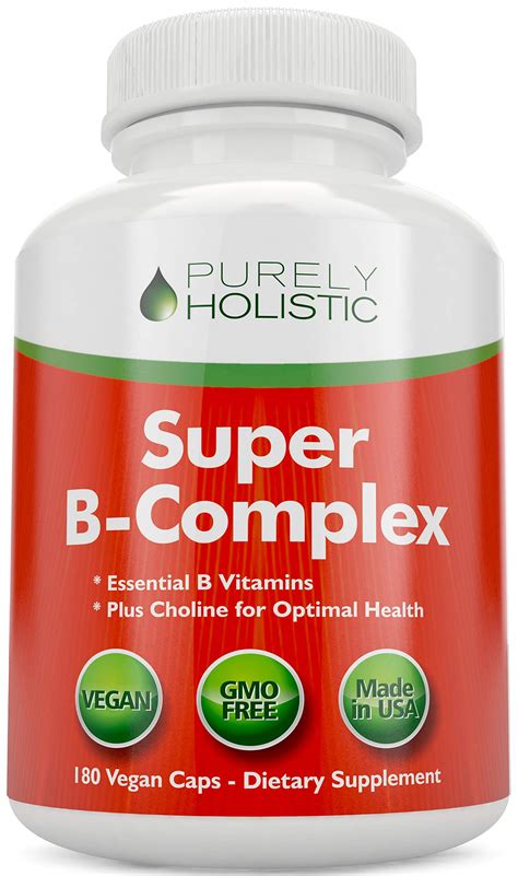 Vitamin B Complex 8 Super B Complex Vitamins With Choline And Inositol