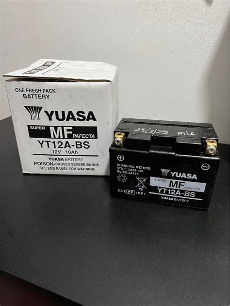 Yuasa Yt A Bs Battery Motorcycles Motorcycle Accessories On Carousell