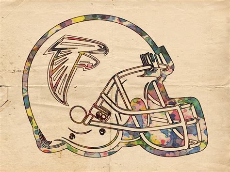 Atlanta Falcons Poster Art Painting By Florian Rodarte Fine Art America