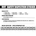 Amazon.com: DOT Inspection Stickers (10 Pack) : Industrial & Scientific