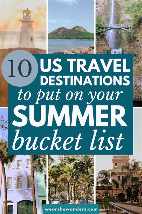 visit summer bucket list  destinations travel bucket list