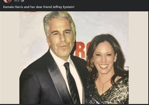 L immagine di Kamala Harris con Jeffrey Epstein è un fotomontaggio Open