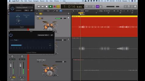 Mix Preparation Gain Staging Your Tracks In Logic Pro X Youtube