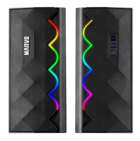 Parlantes Gaming Pc Marvo Sg 269 Bluetooth Iluminacion Rgb Envío gratis