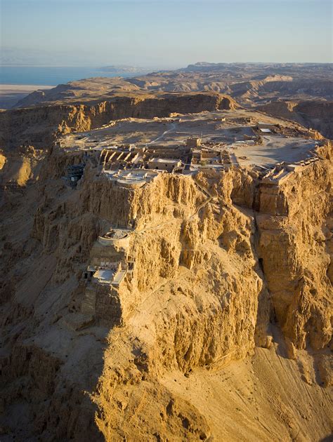 Masada Is An Ancient Fortification In The Southern District Of Israel