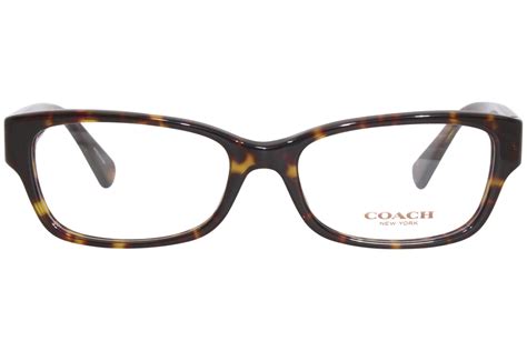 Coach Hc6078 5120 Eyeglasses Womens Dark Tortoise Full Rim 52 16 135