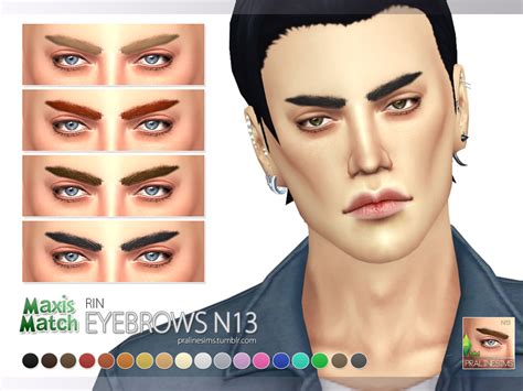 Pralinesims Maxis Match Eyebrow Pack N01