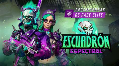 ¡todas Las Recompensas Del Pase Élite Escuadrón Espectral 👻🌫 Garena