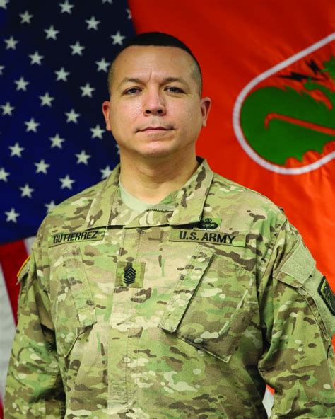 Csm Frank Gutierrez Biography Article The United States Army