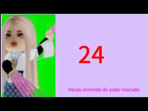 Horas Viviendo De Color Morado En Brookhaven Youtube