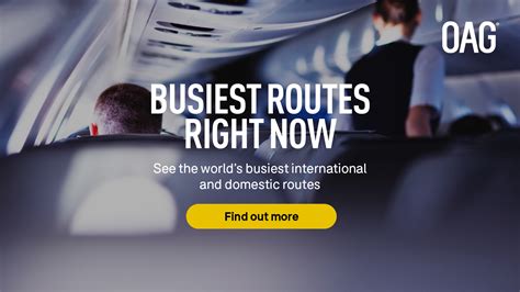 Busiest Flight Routes In The World Busiest Air Routes OAG