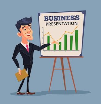 Premium Vector | Business presentation successful businessman business ...