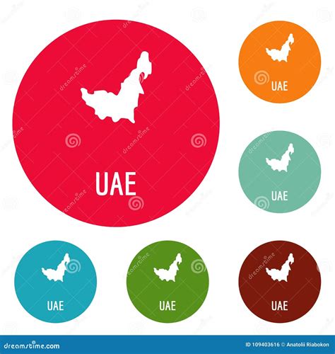 在简单黑的传染媒介的阿拉伯联合酋长国地图 向量例证 插画 包括有 å›½å®¶ï¼ˆåœ°åœºï¼‰ 109403616