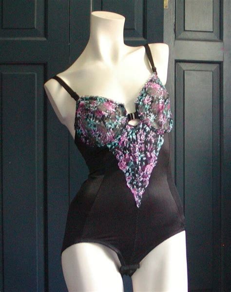 Vintage New Glamorise Firm Control Underwire Body Briefer Etsy