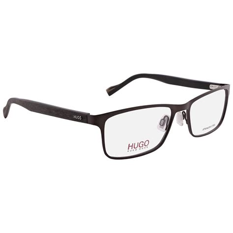 Hugo Boss Men S Brown Square Eyeglass Frames Hg015104in0055