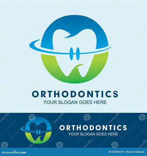 Orthodontic Logo Dental Logo Stock Vector Illustration Of Medical