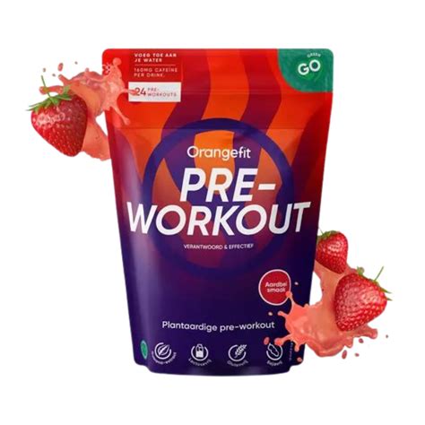 Supliment Pre WorkOut Cu Aroma De Capsune 240 G Orangefit Bebe Tei