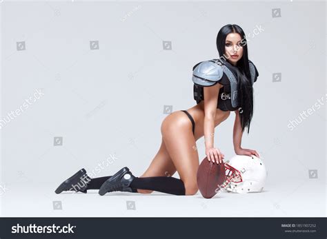 Side View Beautiful Sexy Brunette Dressed Stock Photo Shutterstock
