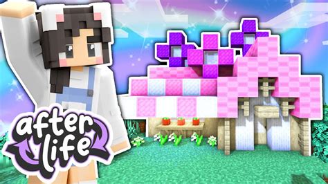 💜building A Shop Minecraft Afterlife Smp Ep 2 Youtube