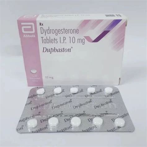 Duphaston Dydrogesterone Tablet Packaging Size 1 10 Dose 10 MG At