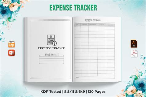 Daily Expense Tracker Kdp Interior Graphic By Mondolsgraphic · Creative Fabrica