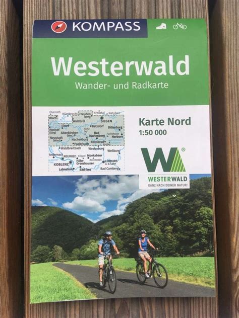 KOMPASS Wander Und Radkarte Westerwald Nord Inkl WesterwaldSteig