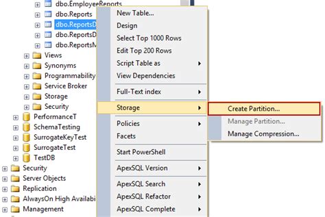 Particionamiento De Tablas De Bases De Datos En SQL Server