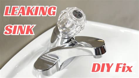 How To Repair A Leaky Sink Faucet Diy Youtube