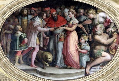 Pope Clement Vii Marrying Catherine De Medici And Henri Ii Of France