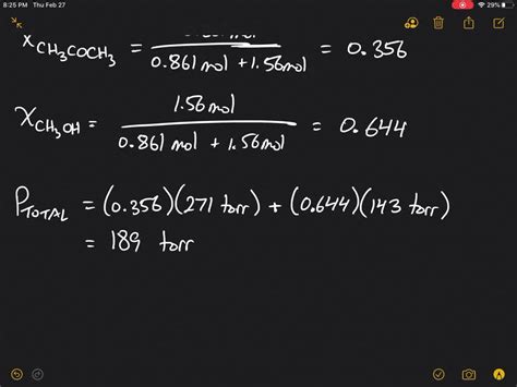 SOLVED A Solution Is Made By Mixing 50 0 G Acetone CH3 COCH3 And 50 0