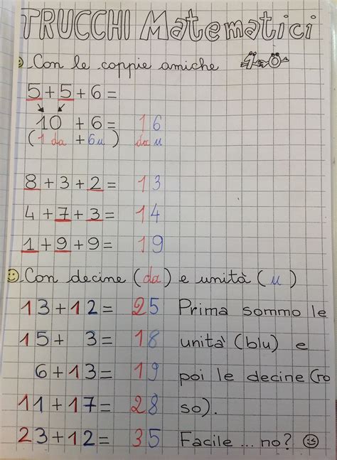 Trucchi Matematici Strategie Di Calcolo Veloce La Finestra Sull Albero