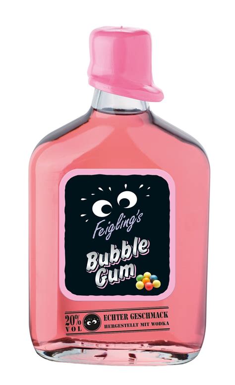 Kleiner Feigling Bubble Gum 0 5 L Partyschnaps Minis Flaschen