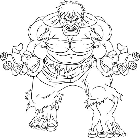 Hulk 79031 Superheroes Free Printable Coloring Pages