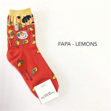 Korean Iconic Socks Famous Painting Art Van Gogh Monet Shopee