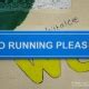 No Running School Sign by Maple Leaf Designs. The One-Stop Playground Development Specialists