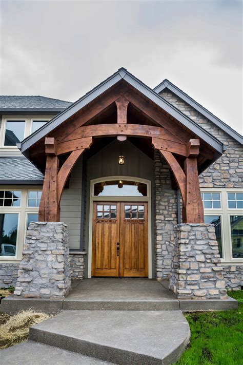 Post And Beam Front Entrance The Best Picture Of Beam