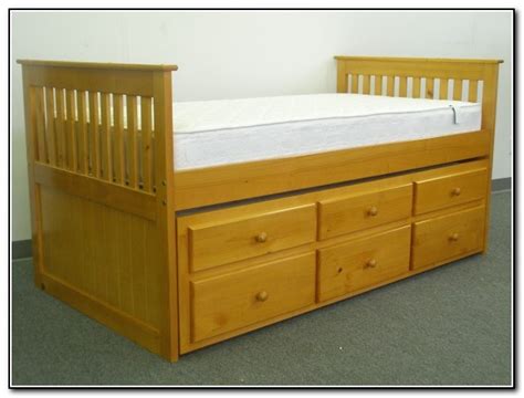 Captains Bed Twin With Trundle - Beds : Home Design Ideas #a8D7Vy4nOg6001