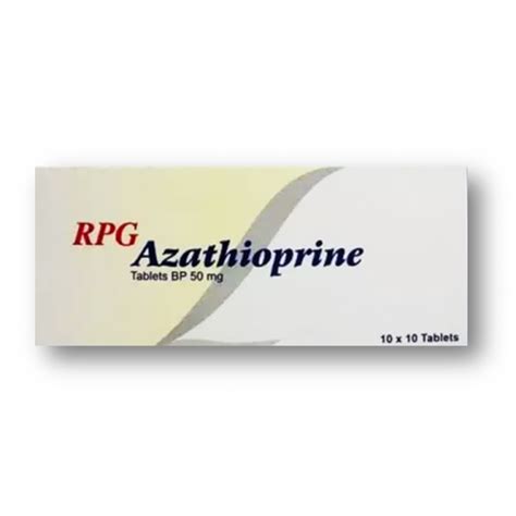 Azathioprine RPG 50 Mg Azathioprine 30 Tablets