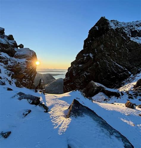 Winter Fkt Of Scotlands Cuillin Ridge Traverse Explorersweb