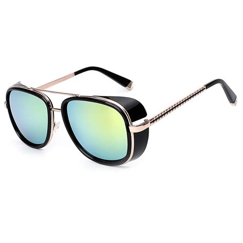 Owl ® C7 Sunglasses Women’s Men’s Metal Gold Frame Gold Lens One Pair Online