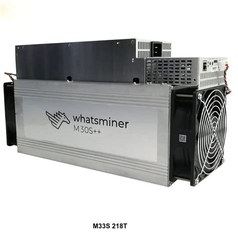 Aluminium M33S 218T Whatsminer Bitcoin PSU BT Miners At Rs 369000 In