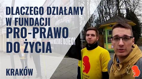 Dlaczego Dzia Amy W Fundacji Pro Prawo Do Ycia Pikieta W Krakowie