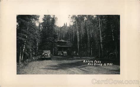 Aspen Park Red River Nm Postcard