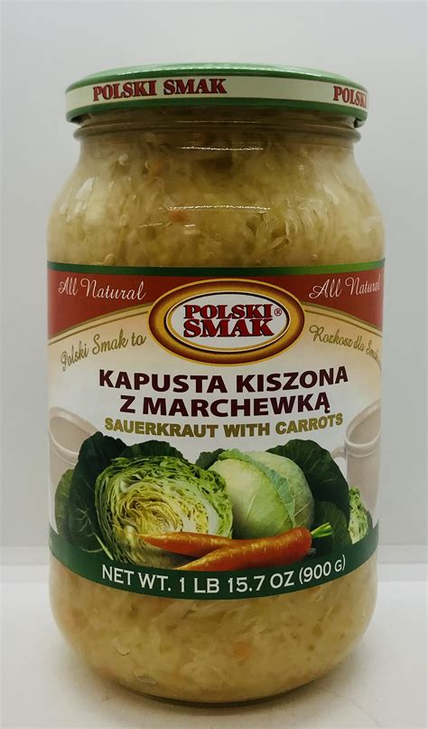 Polski Smak Sauerkraut W Carrots 900g Gala Apple Grocery And Produce