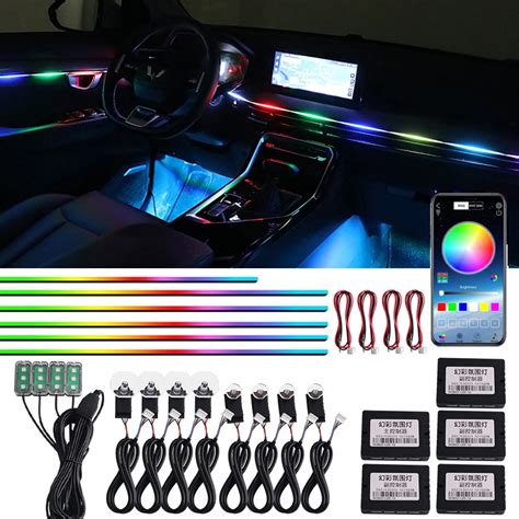 Symphony Car Ambient Light In Rgb Led Interior Decoration Acrylic