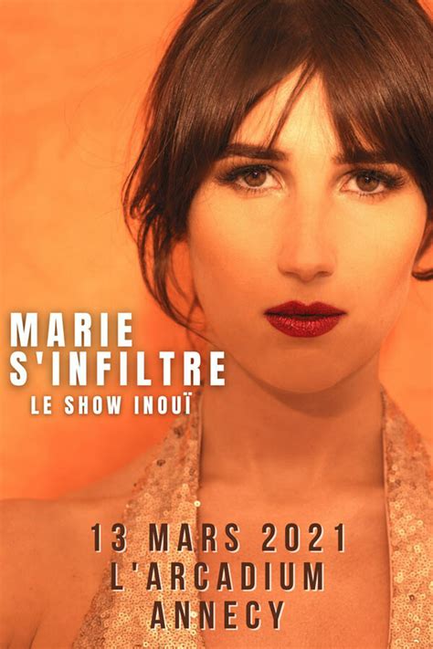 MARIE S INFILTRE Spectacle One Woman Show 23 mars 2021 à ANNECY