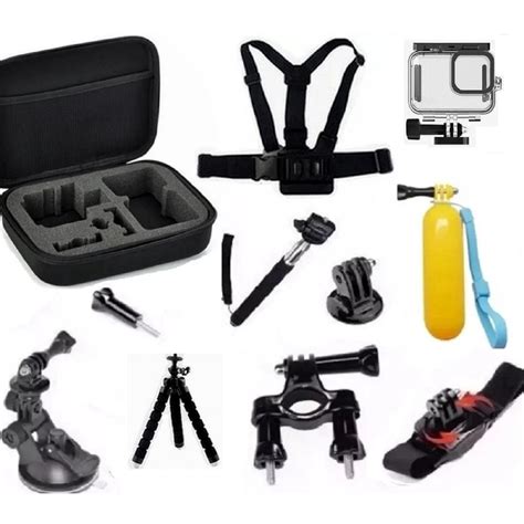 Kit P Gopro Hero Hero Hero Black Caixa Estanque Mala M Guidao