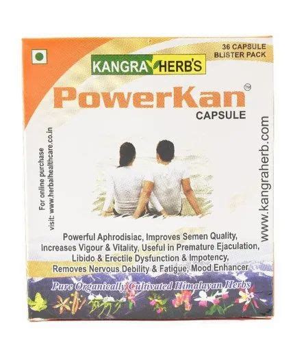 Kangra Herbs Herbal Power Booster Capsule Powerkan Cap 30 Capsules